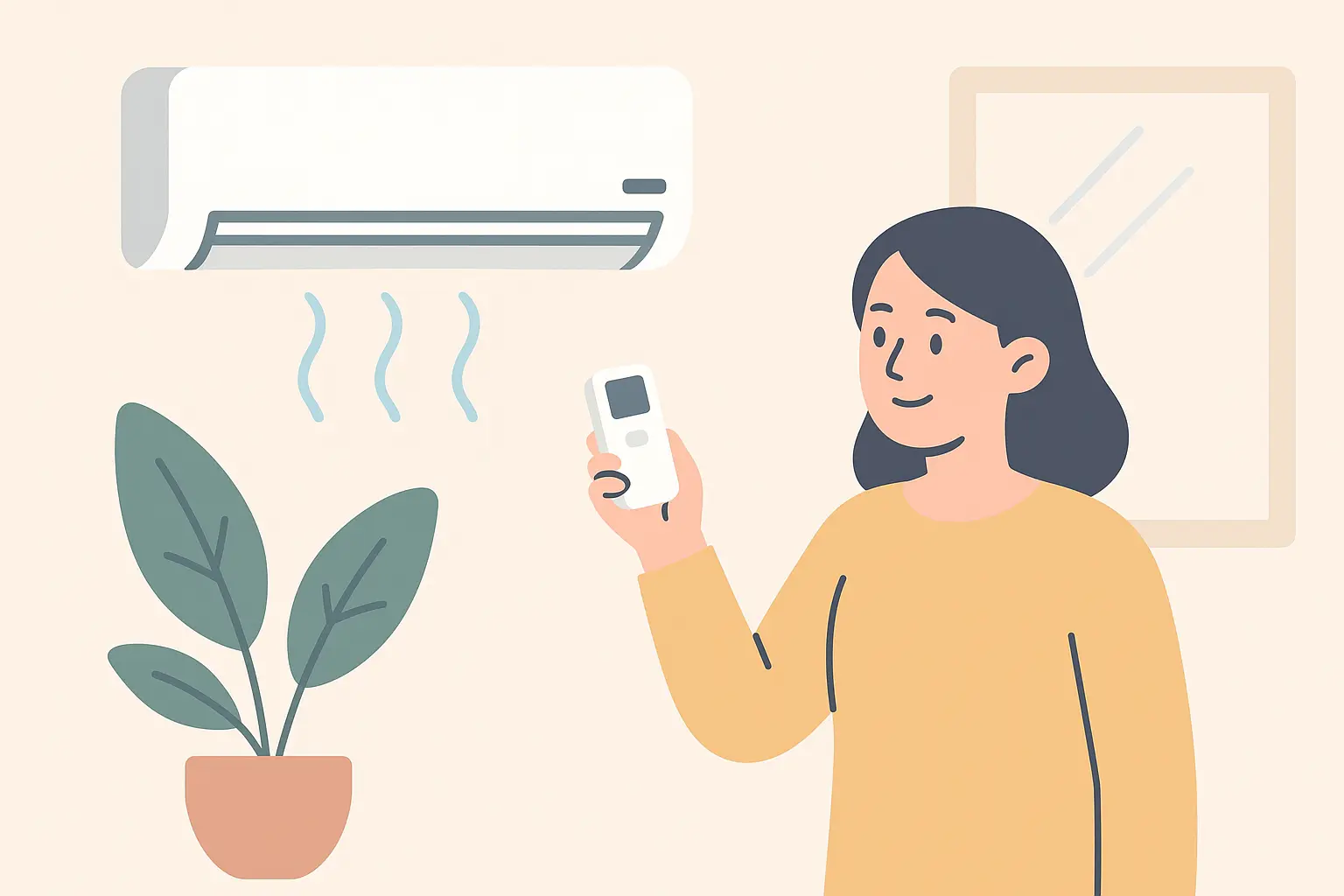 air con working as a heater